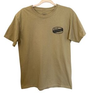 Pier27 Caribbean Life Cancun Riviera Maya Graphic T Shirt Tan Size Medium Unisex